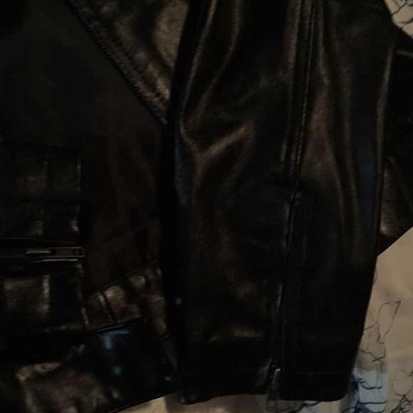 Brody black leather jacket - Picture 5 of 6